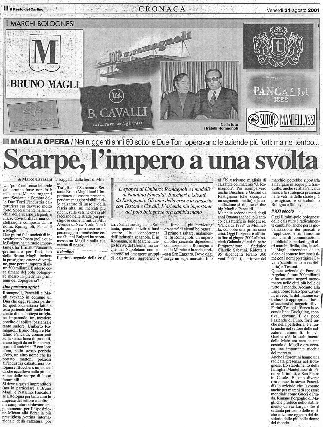 The press talks about B.Cavalli 