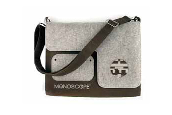 Leather goods, wallets and belts for Monoscope